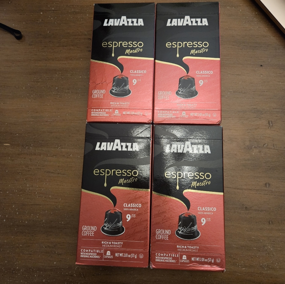 Lavazza Espresso Maestro Classico Ground Coffee, 40 Capsules, exp 11/25